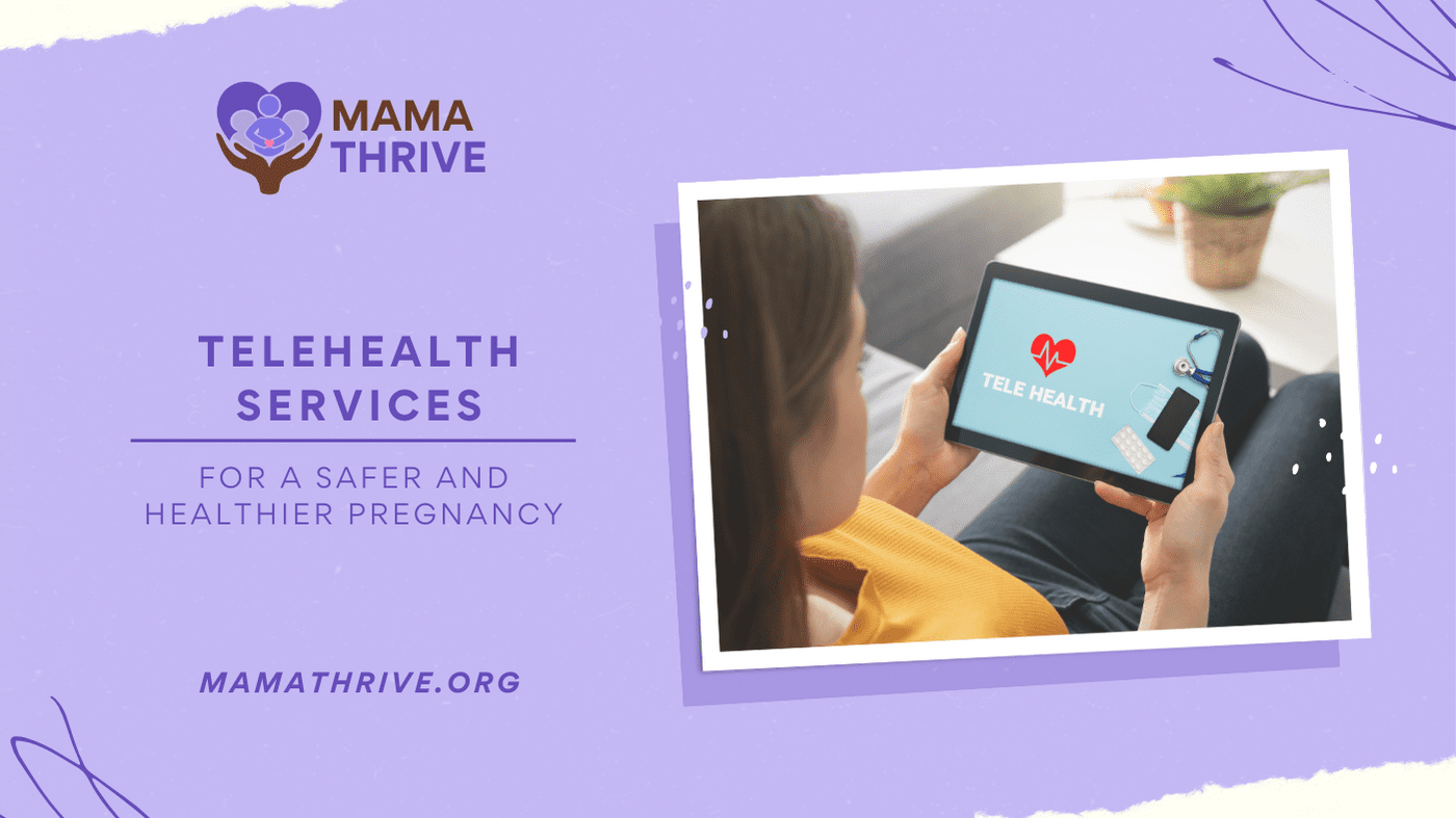 Mama Thrive Telehealth Services - Blog Banner