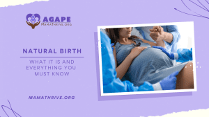 Blog Banner on natural birth
