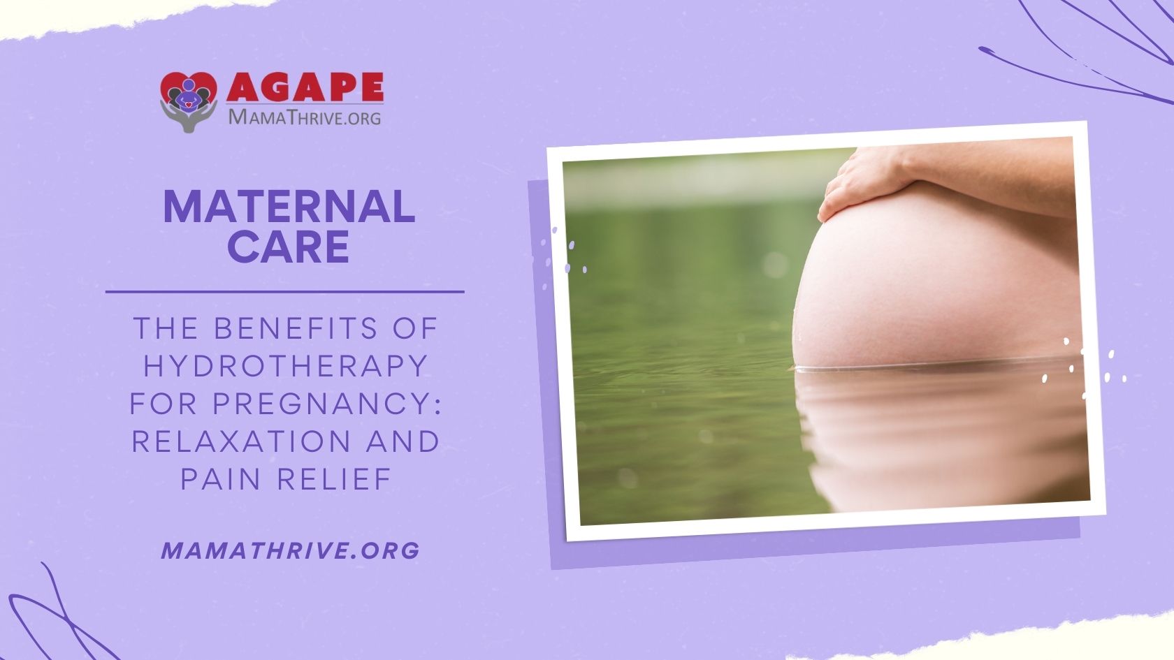 blog banner for The Benefits of Hydrotherapy for Pregnancy