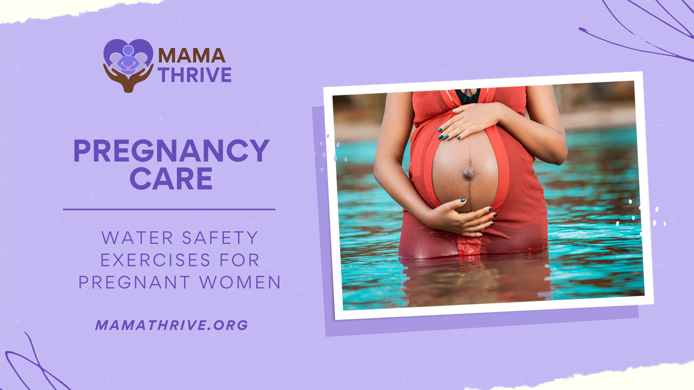 Water Safety Exercises for Pregnant Women blog banner
